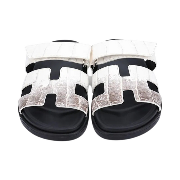 Hermes Chypre sandal Himalaya Crocodile Limited