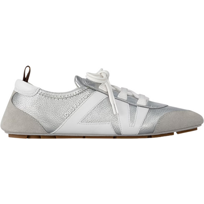 Louis Vuitton Sneakerina Lace-Up Sandal in Elegant Silver