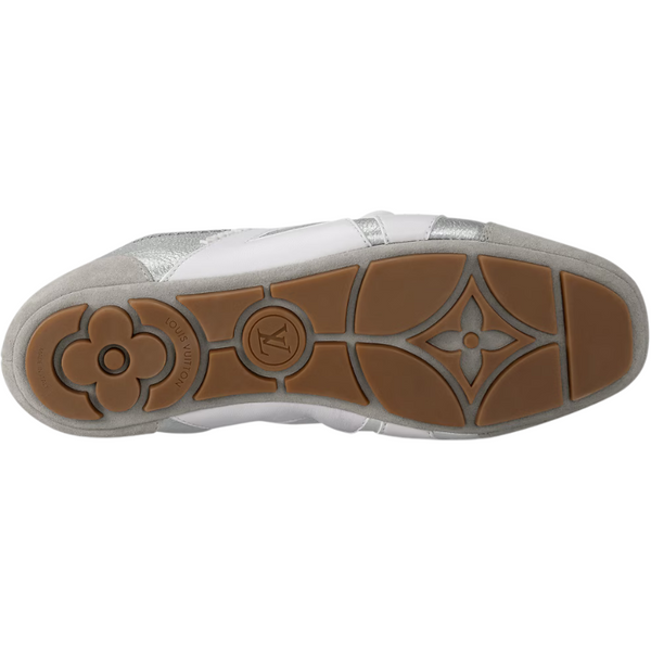 Louis Vuitton Sneakerina Lace-Up Sandal in Elegant Silver