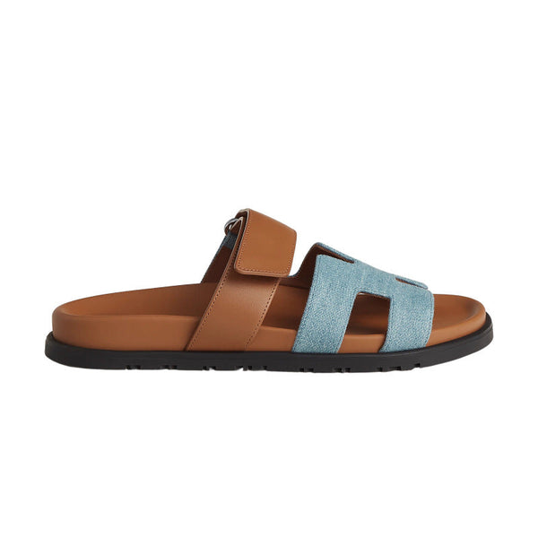 Hermes Chypre Sandal Bicolor/Denim
