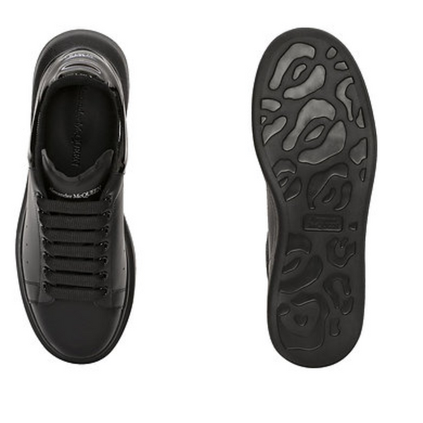 Alexander Mcqueen Oversized – Black Gloss Heel