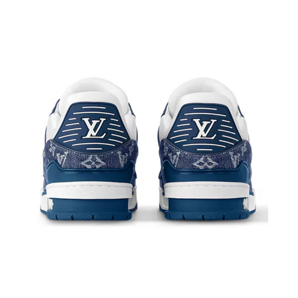 Louis Vuitton LV Trainer Monogram Denim – White Blue