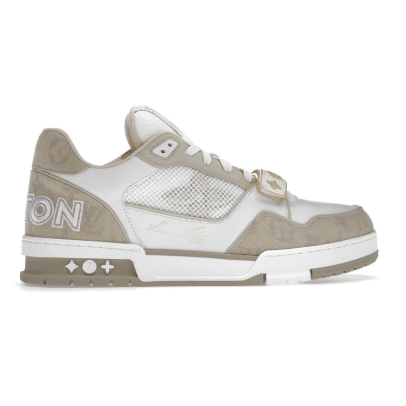 Louis Vuitton Trainer – Beige White