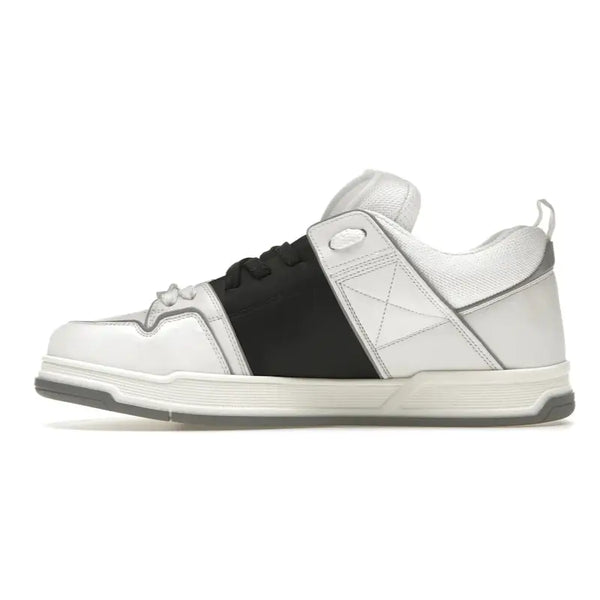 Valentino Garavani Open Skate Calfskin/Fabric – White Black Grey