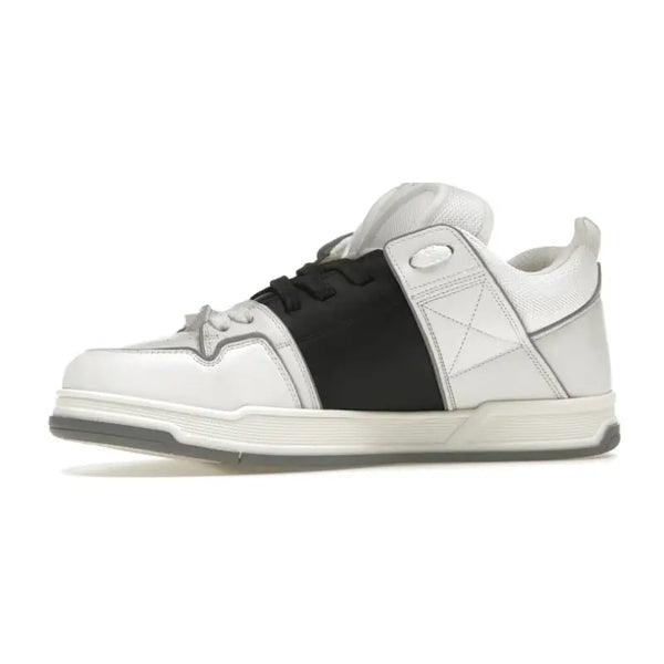Valentino Garavani Open Skate Calfskin/Fabric – White Black Grey