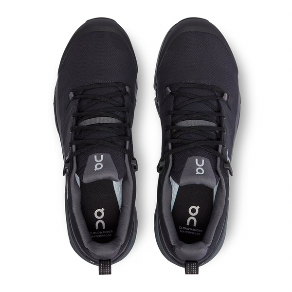 On Running Cloudwander Waterproof Black/Eclipse