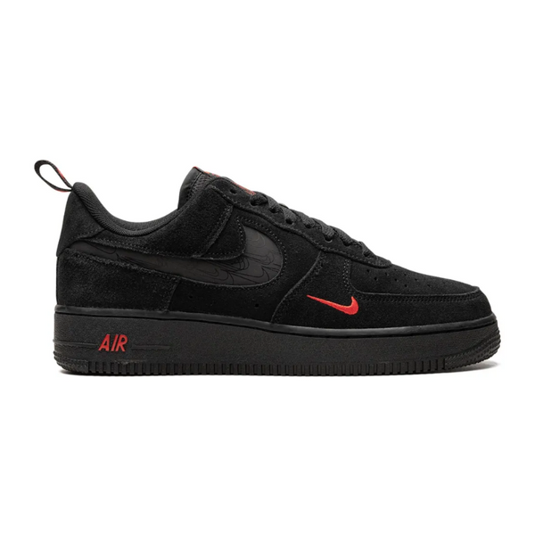 Nike Air Force 1 Low Multi-Swoosh Black Crimson