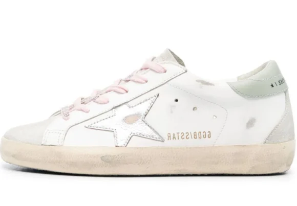 Golden Goose wmns superstar white ice silver aquamarine