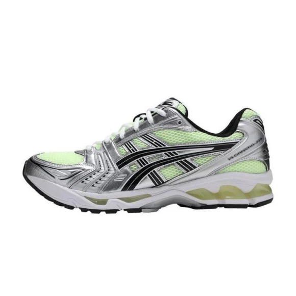 ASICS GEL KAYANO  TRAINER IN SILVER & GREEN