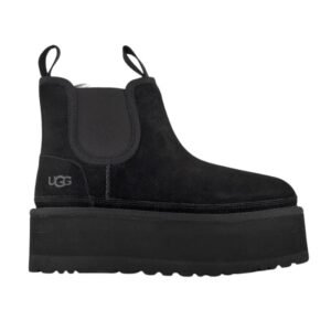 UGG Neumel Platform Chelsea Boots Black