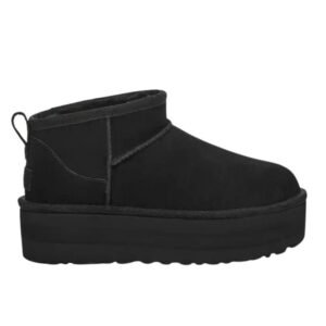 UGG CLASSIC ULTRA MINI PLATFORM IN BLACK